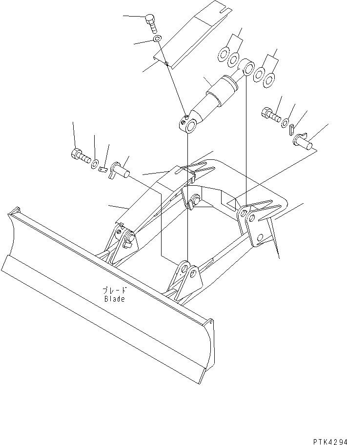 CYLINDER GROUP,L.H. (SEE FIG.Y1621-01A0) (21Y-63-X2151) KOMATSU