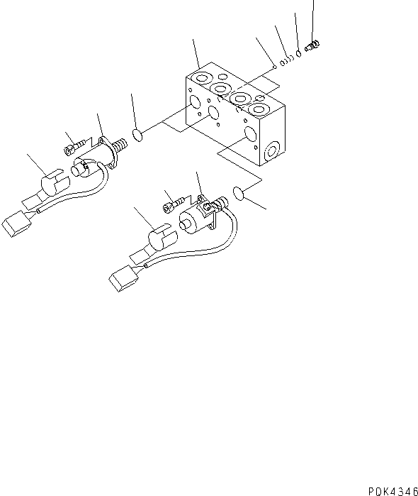 Соленоид в сборе 20U-60-22262 KOMATSU