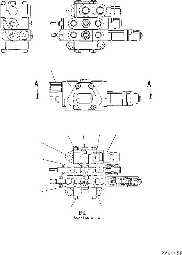 Клапан в сборе 104-60-41100 KOMATSU