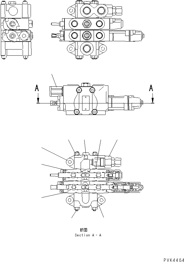 клапан в сборе 104-60-41200 KOMATSU