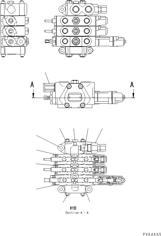 клапан в сборе 104-60-41300 KOMATSU