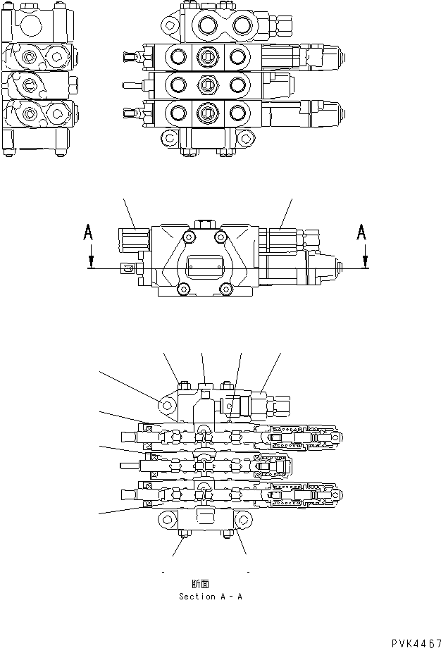 Клапан в сборе 104-60-41400 KOMATSU