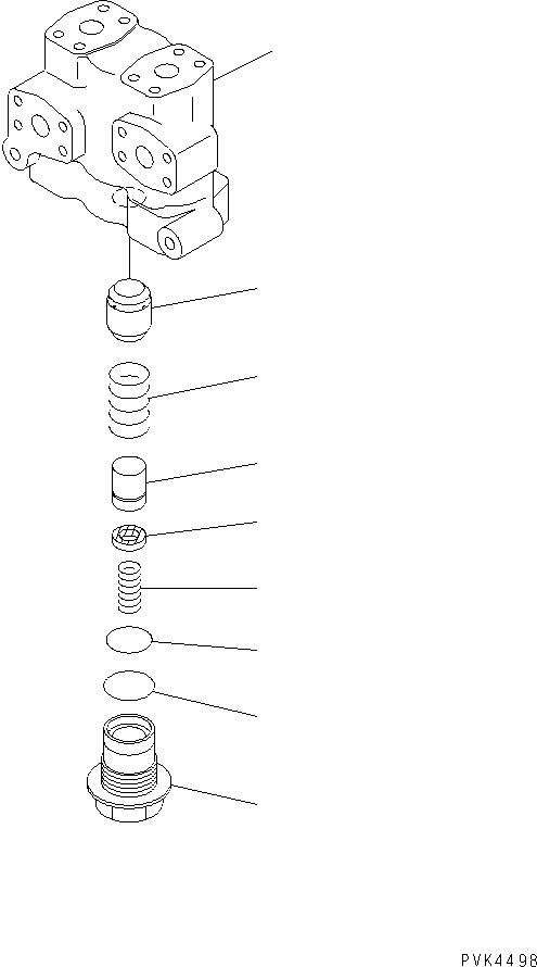 Клапан в сборе 14X-62-16100 KOMATSU