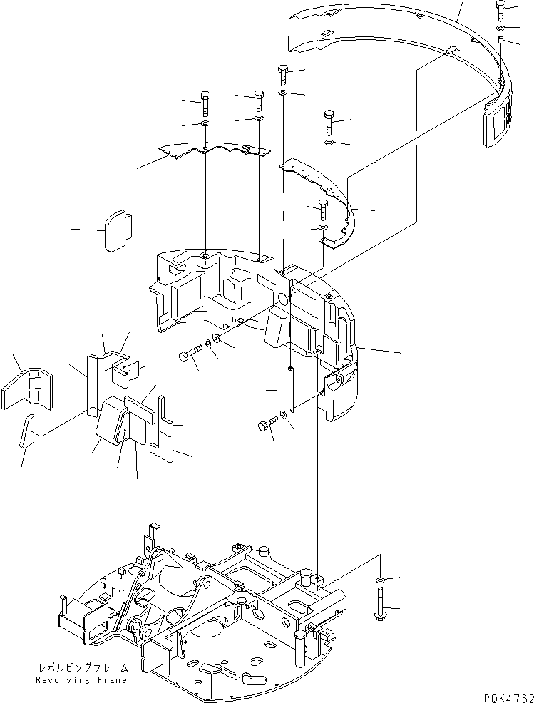 Лист 21W-46-33360 KOMATSU