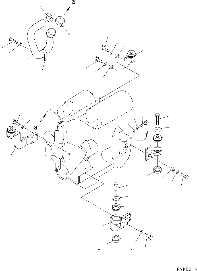 Шланг 104-01-41130 KOMATSU