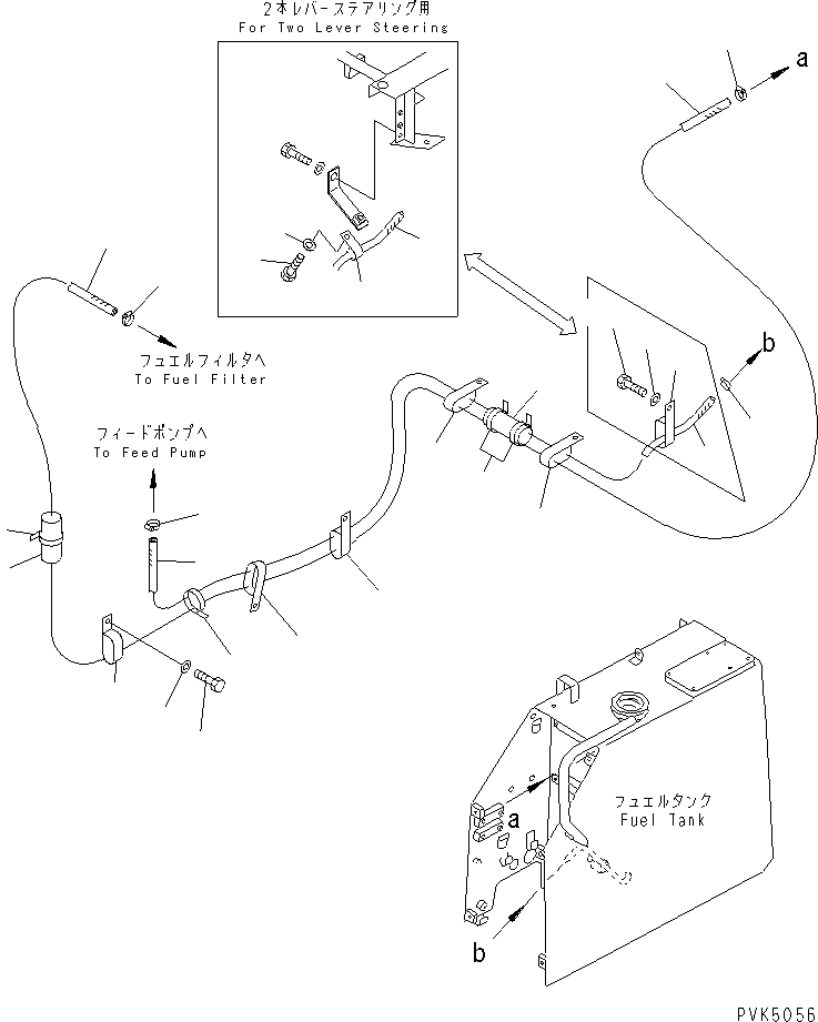 Шланг 07288-00733 KOMATSU