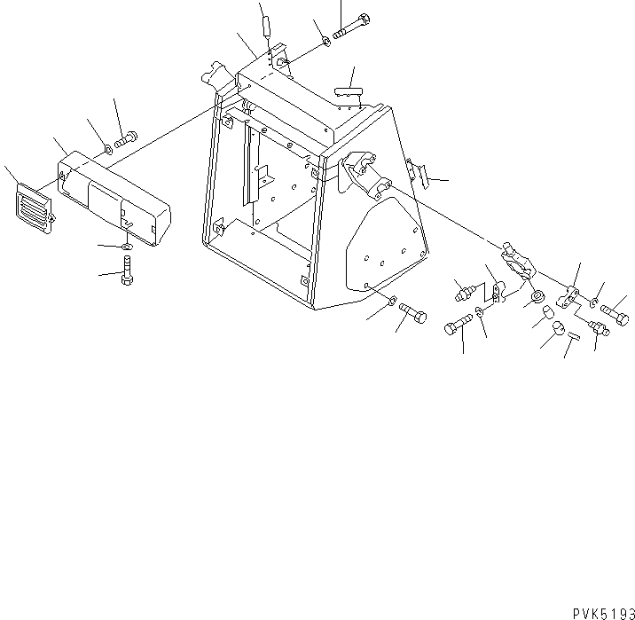 GUARD,RADIATOR 10G-54-41120 KOMATSU