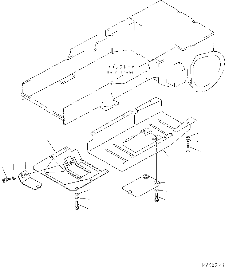 GUARD,FRONT 104-54-41210 KOMATSU