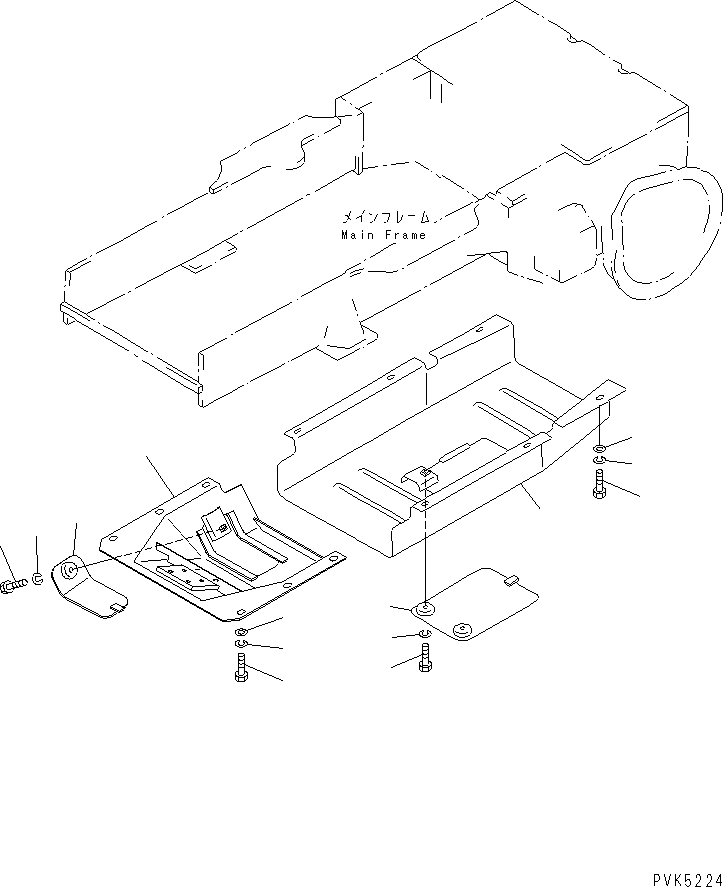 GUARD,FRONT 103-54-41140 KOMATSU