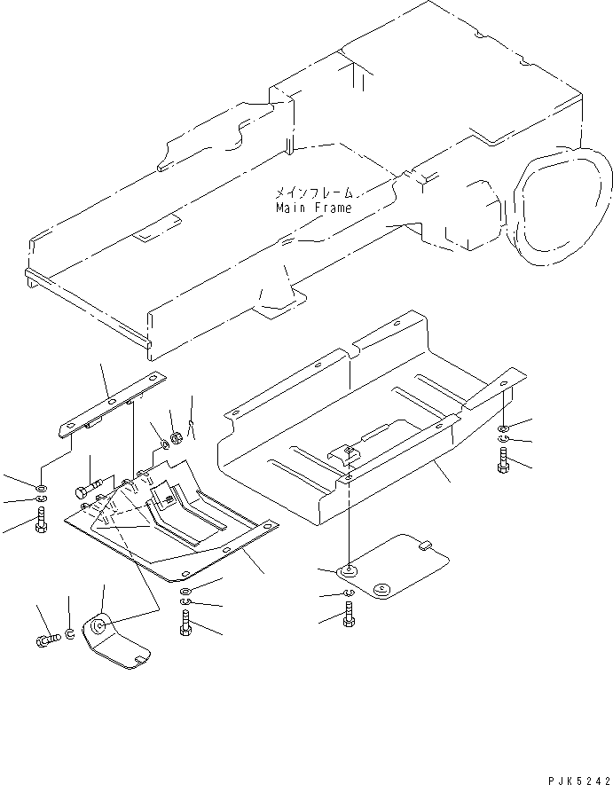 GUARD,FRONT 103-54-49110 KOMATSU