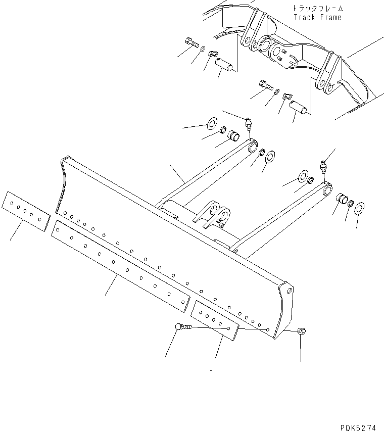 BLADE ASS'Y 21W-71-00040 KOMATSU