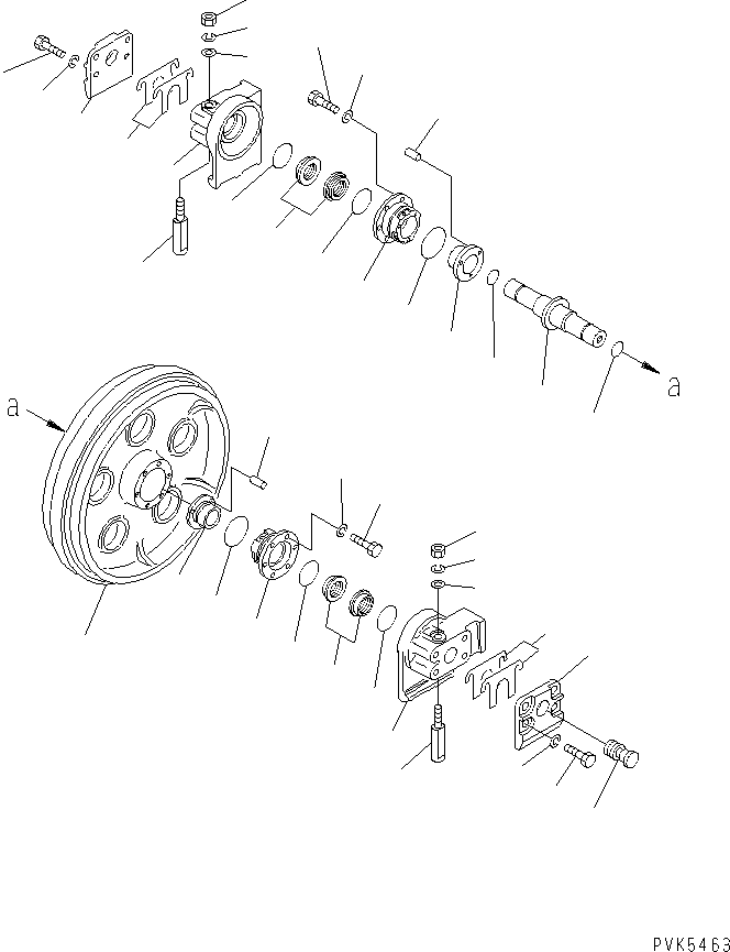 IDLER ASS'Y 103-30-23000 KOMATSU