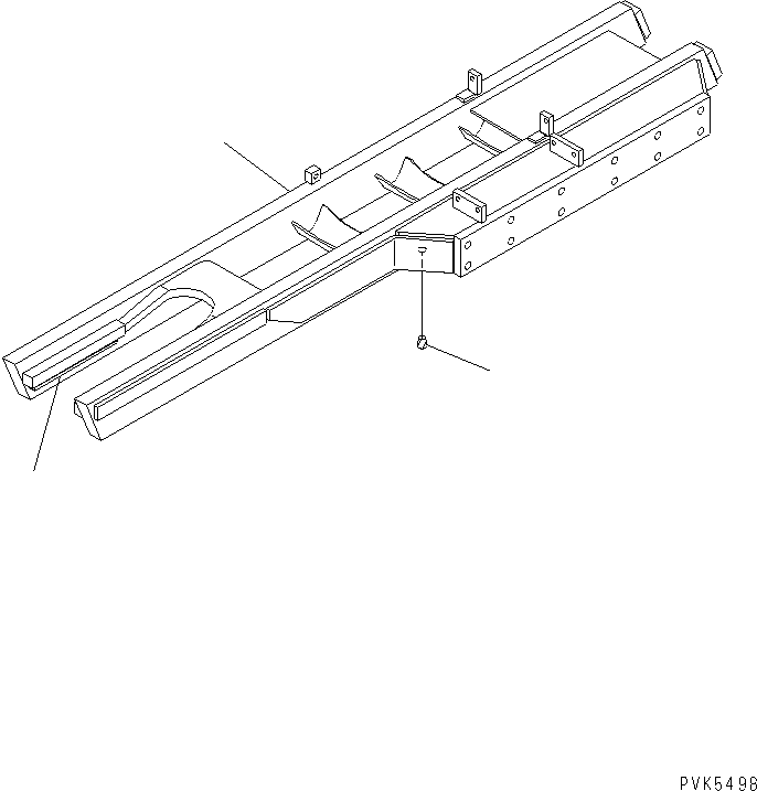 FRAME,TRACK¤ L.H. 10G-30-29131 KOMATSU