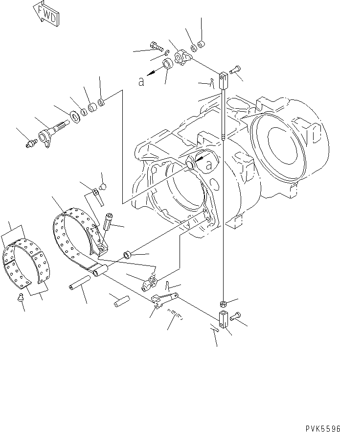 Фрикционная накладка 101-Z61-2131 KOMATSU