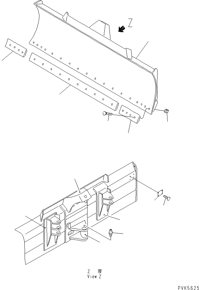 Кронштейн (сварной) 104-72-52120 KOMATSU