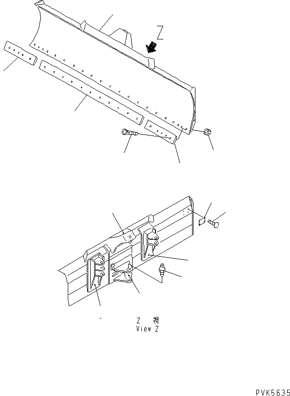 Щётка стеклоочистителя 10G-72-51200 KOMATSU