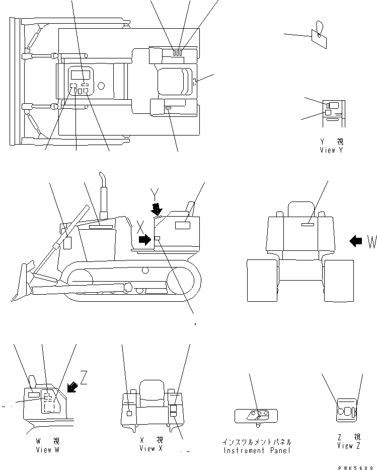 Табличка смазки 10G-98-21323 KOMATSU