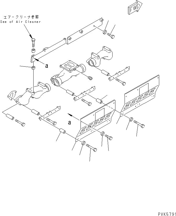 COVER,SAFETY 14X-977-2350 KOMATSU