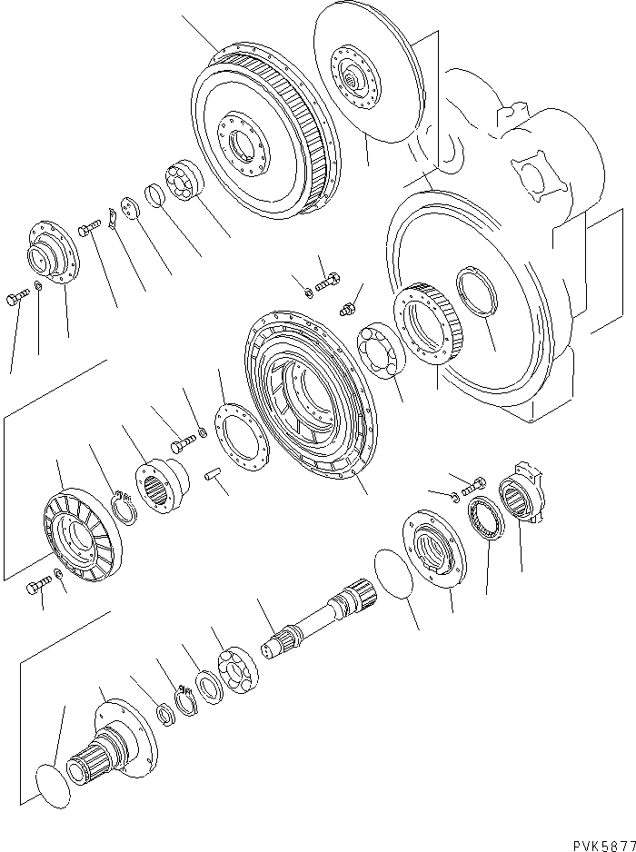 Корпус 145-13-31212 KOMATSU
