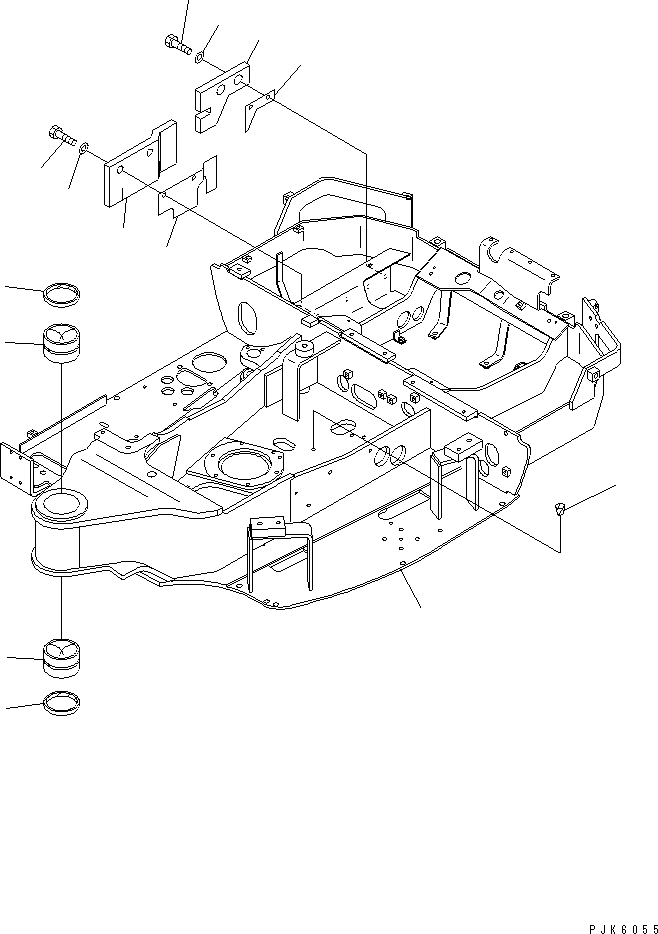 FRAME,REVOLVING 20T-46-81111 KOMATSU