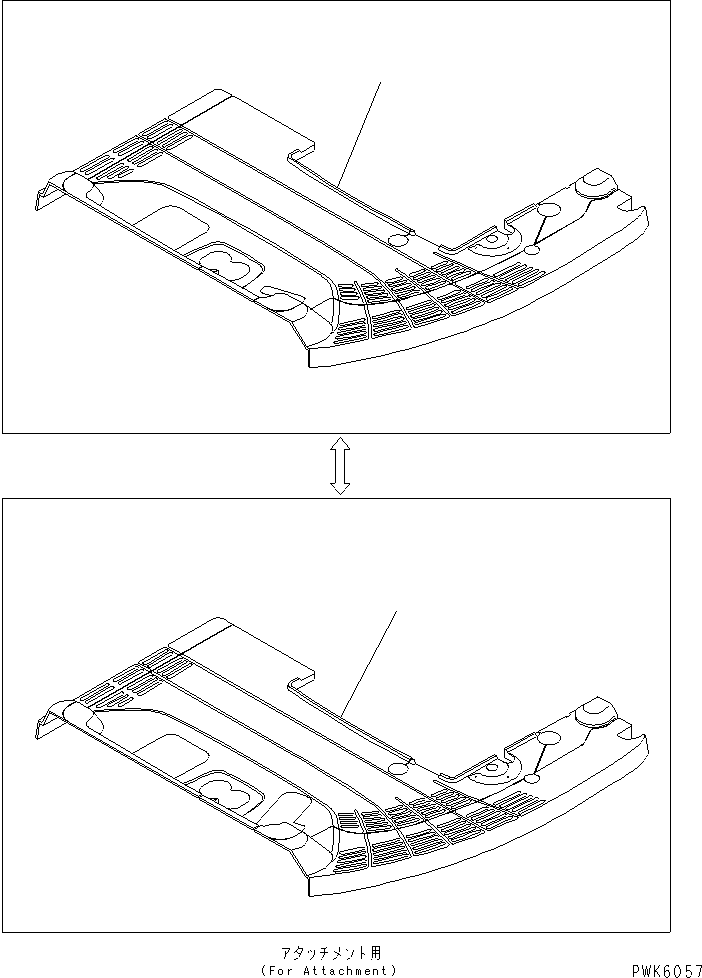 MAT,FLOOR (FOR TOPS CANOPY) 20T-54-87240 KOMATSU