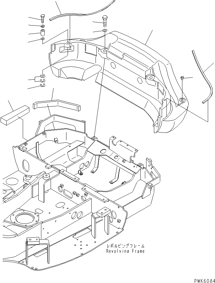 COUNTER WEIGHT 20T-46-81513 KOMATSU