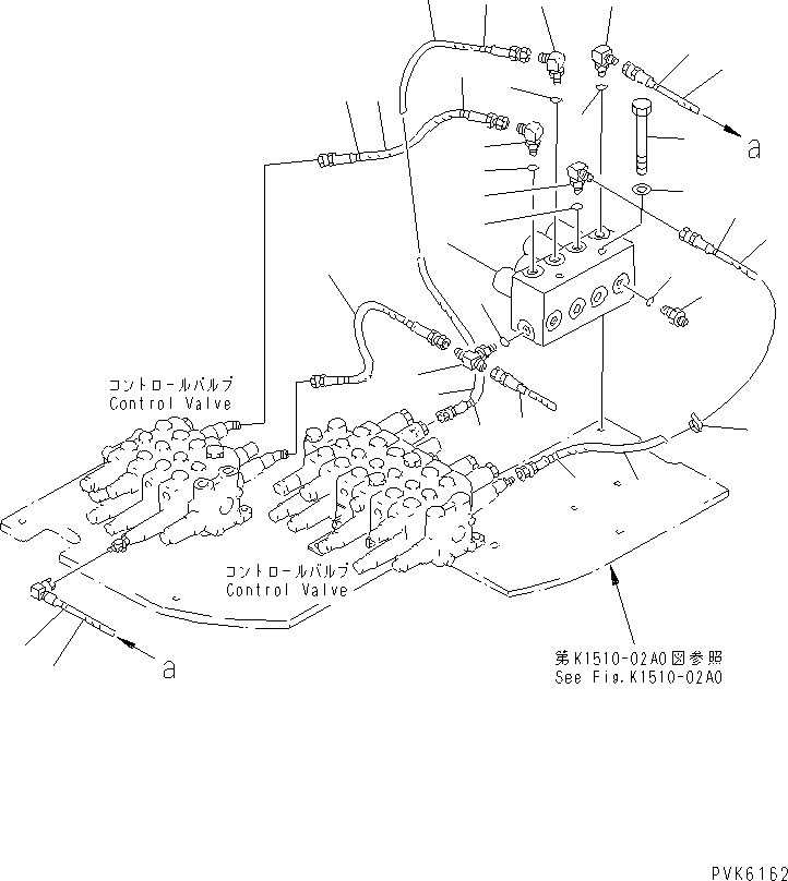 Шланг 21X-62-22660 KOMATSU