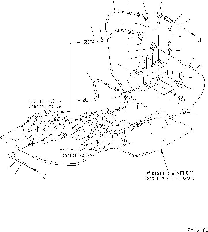 Шланг 21X-62-22661 KOMATSU