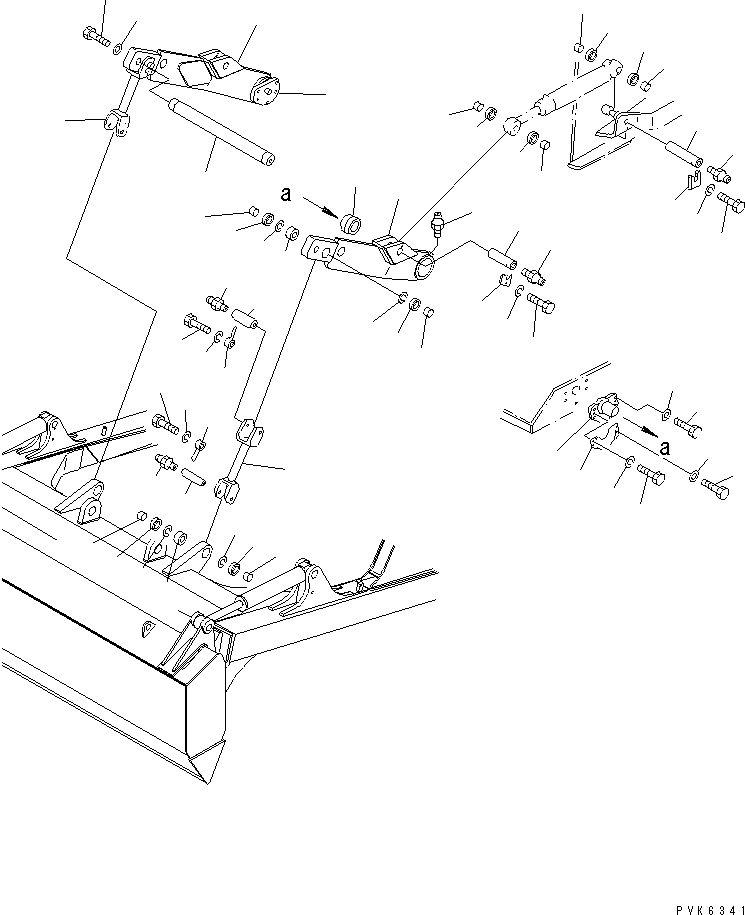 LEVER ASS'Y,L.H. 114-Z16-0110 KOMATSU
