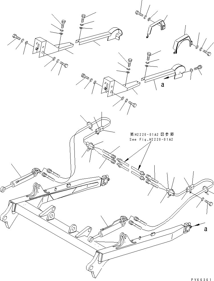 Крышка правая 114-Y16-2261 KOMATSU