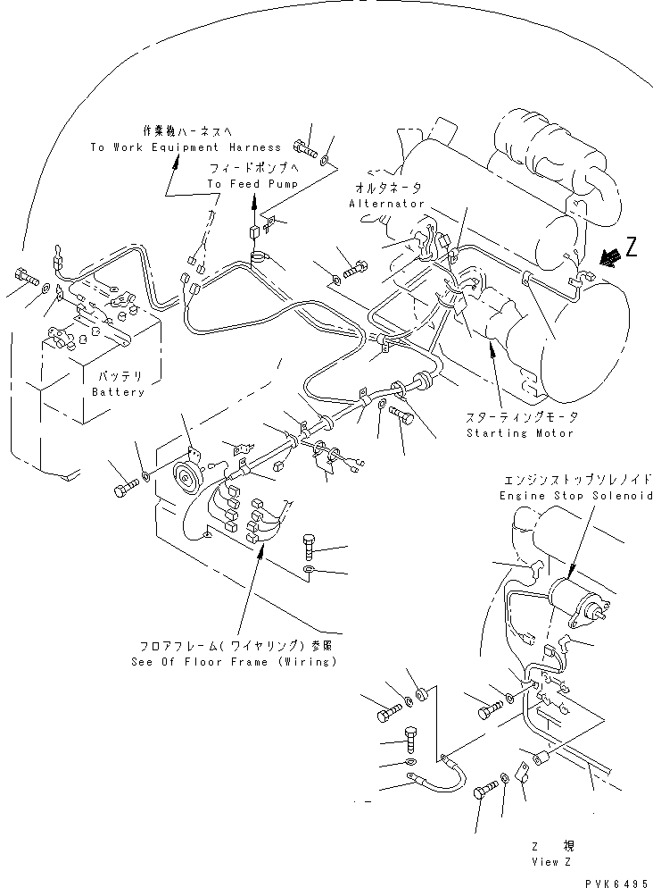 Жгут проводов 20U-06-21642 KOMATSU