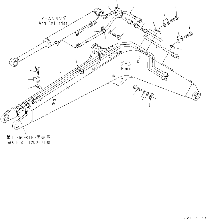Шланг в сборе 22F-62-17560 KOMATSU