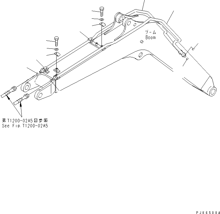 Трубка 22M-973-1920 KOMATSU