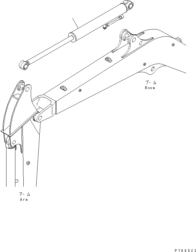 ARM CYLINDER GROUP (707-00-XC970) KOMATSU