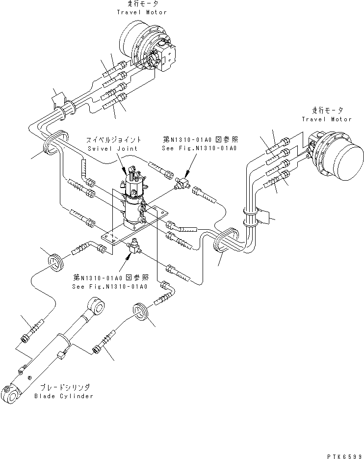 Шланг 07183-00411 KOMATSU