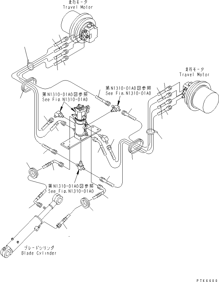 HOSE, 1350MM 22M-62-12910 KOMATSU