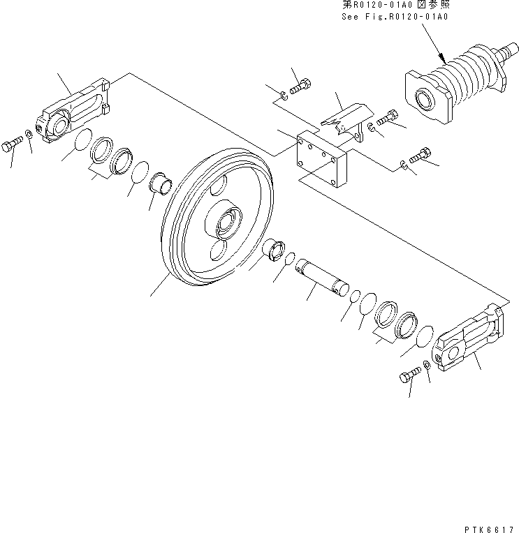 IDLER ASS'Y 22M-30-00260 KOMATSU
