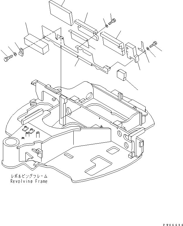 Пластина 22F-46-11360 KOMATSU