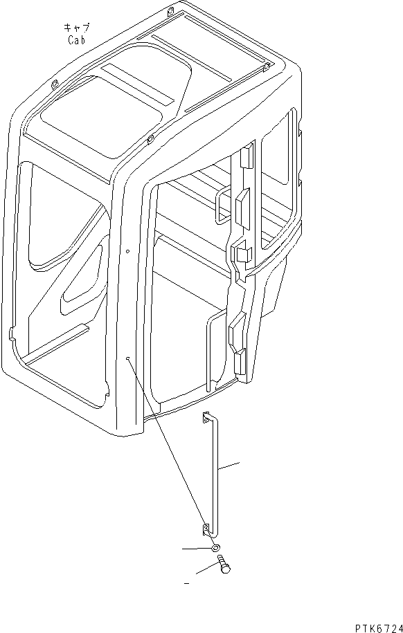 Ручка 22M-54-14530 KOMATSU