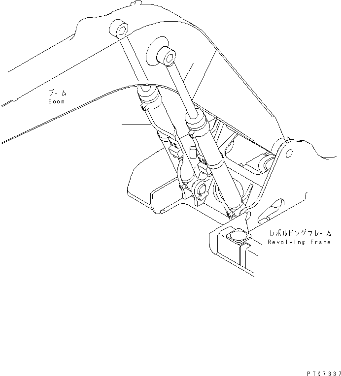 CYLINDER GROUP,L.H. (707-01-XZA60) KOMATSU