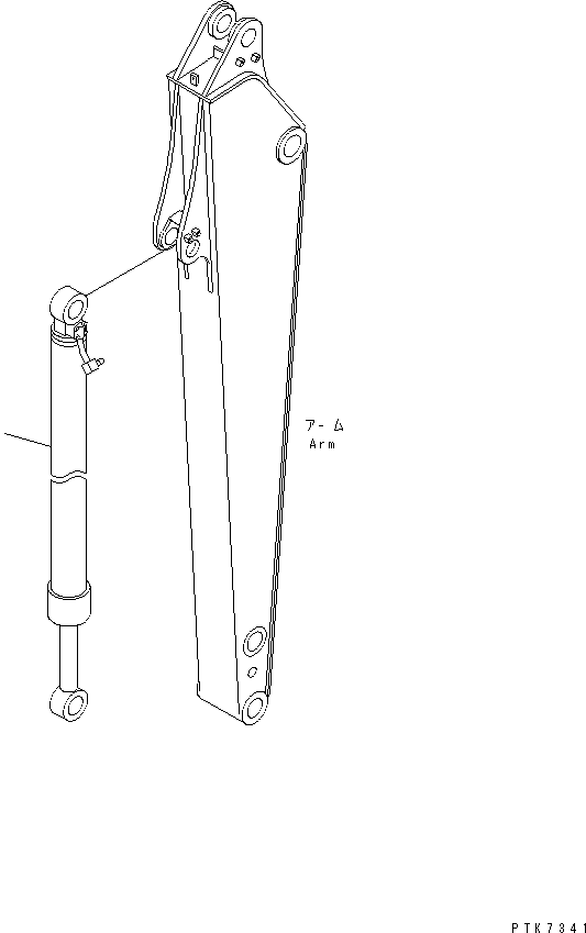 CYLINDER GROUP,(SEE FIG. Y1620-41A0) (707-01-XZA90) KOMATSU