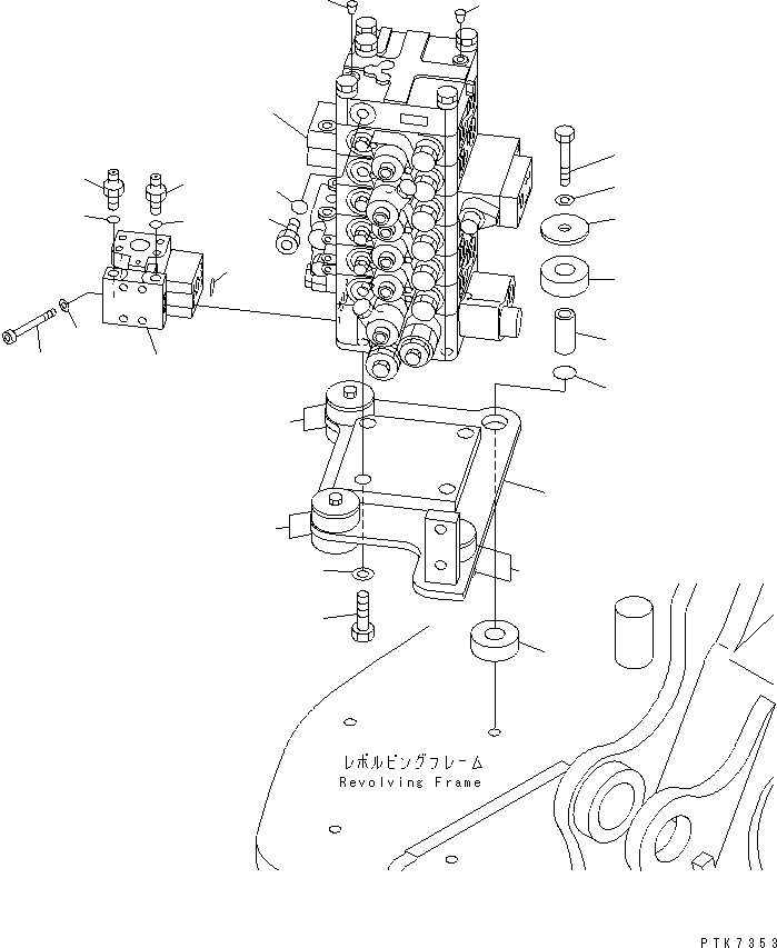 Управляющий клапан (723-56-15101) KOMATSU
