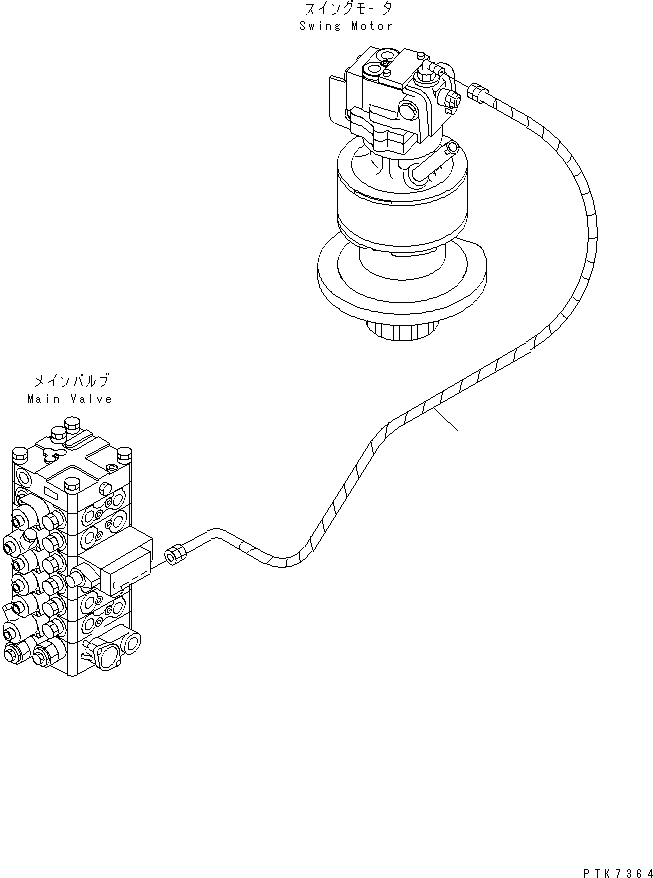 Шланг 22B-62-11241 KOMATSU