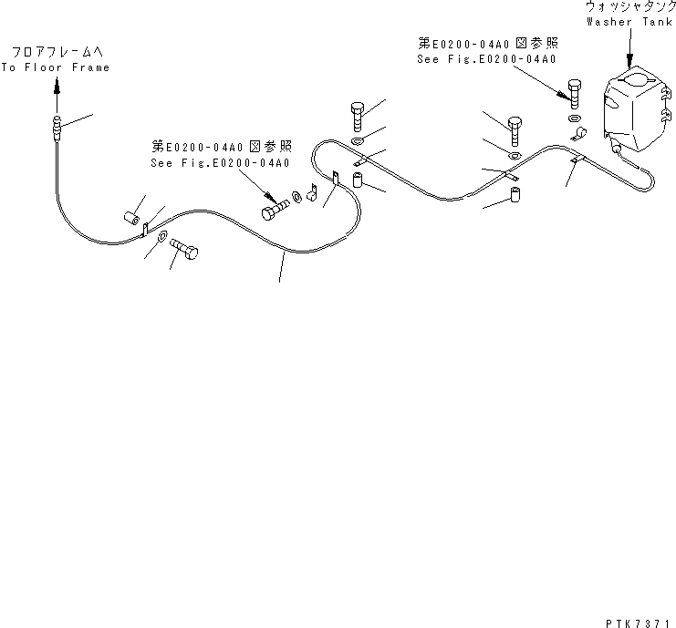 Шланг 22B-06-13120 KOMATSU