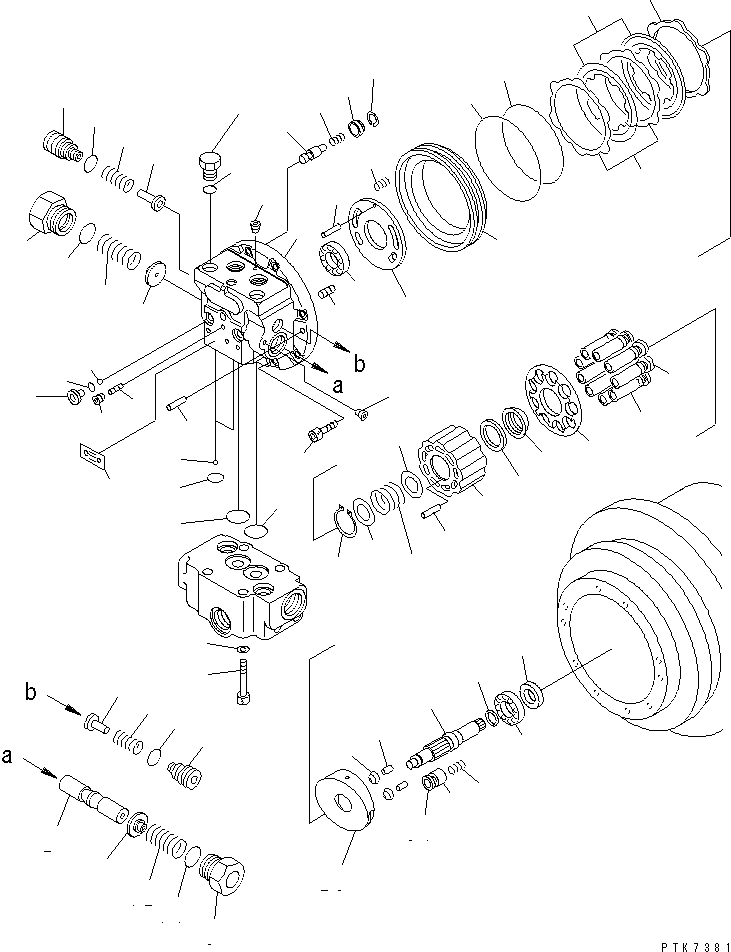 мотор в сборе 22B-60-11320 KOMATSU