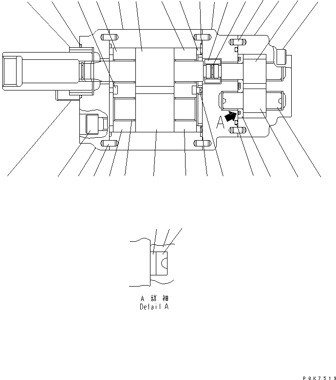 GEAR PUMP UCH9122R8005-1 KOMATSU