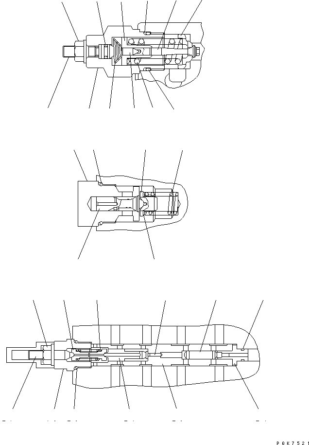 Винт UC1100550804 KOMATSU