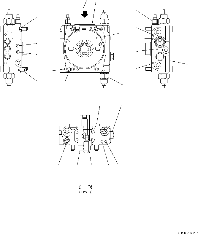 Пробка UC1704153142 KOMATSU