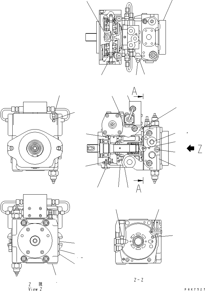 PUMP,(SEE FIG. Y1610-13A0A) (UC4100550489) KOMATSU