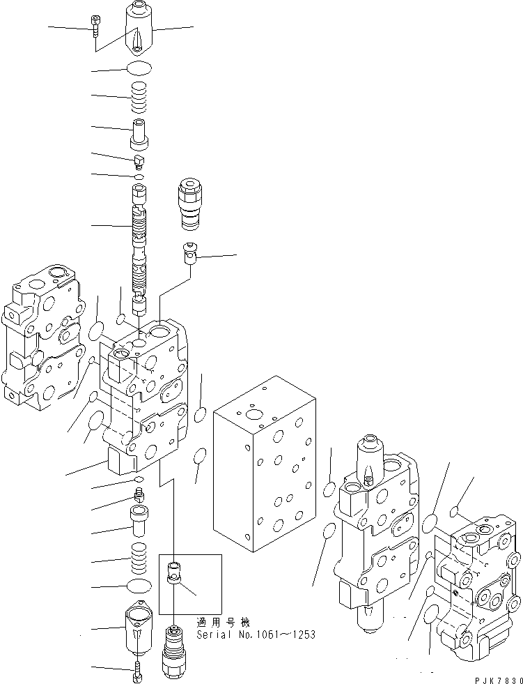 Клапан в сборе 723-42-10101 KOMATSU